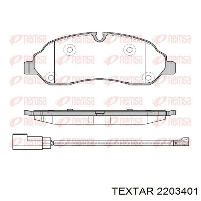 Колодки Textar 2203401 цена, от 68.31 USD