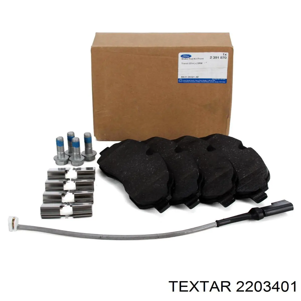 Купить 2203401 Textar Колодки тормозные