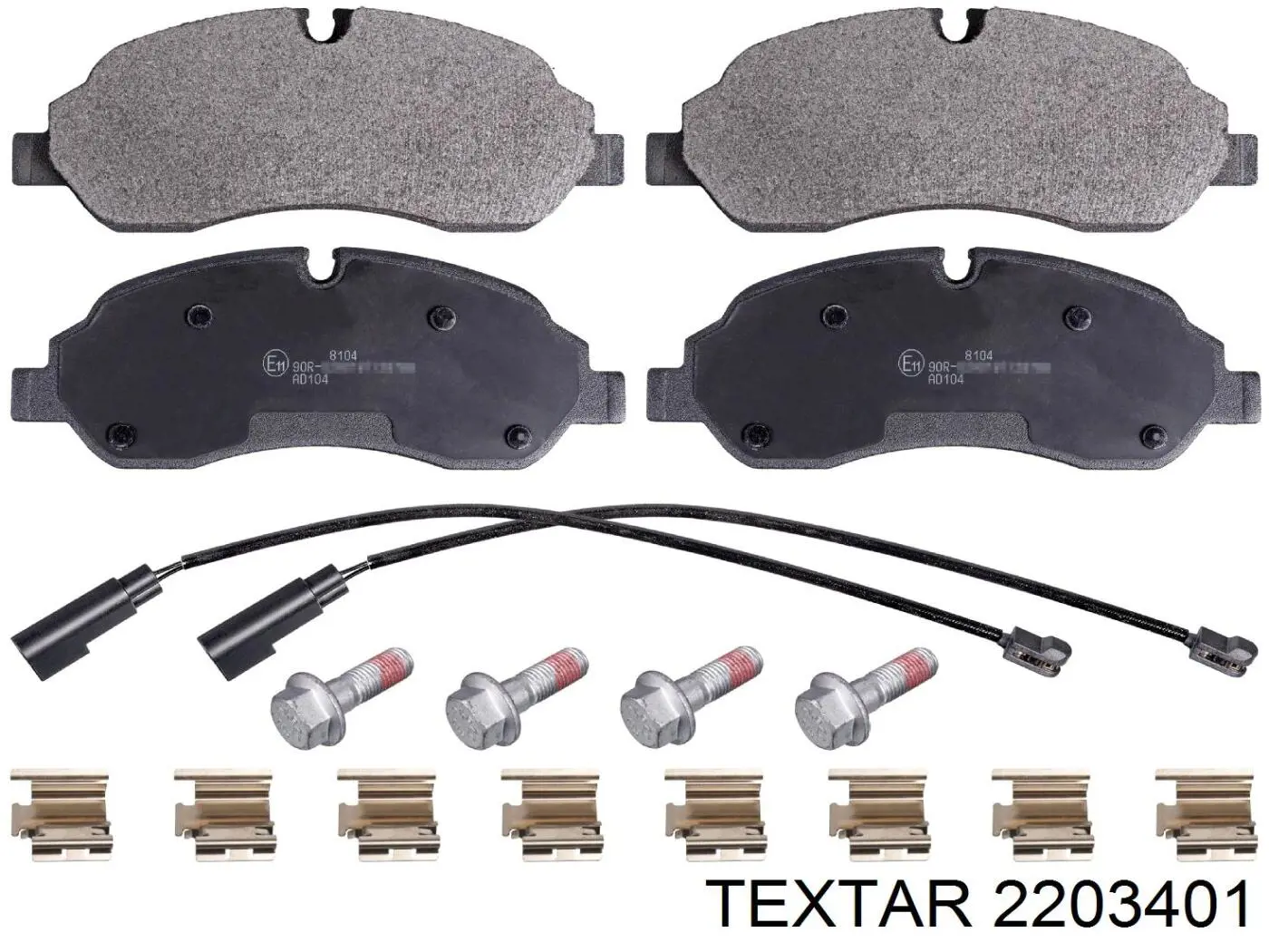 Тормозные колодки Textar 2203401