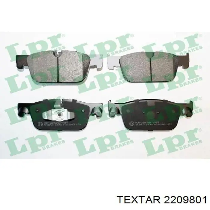 Купить 2209801 Textar Колодки тормозные