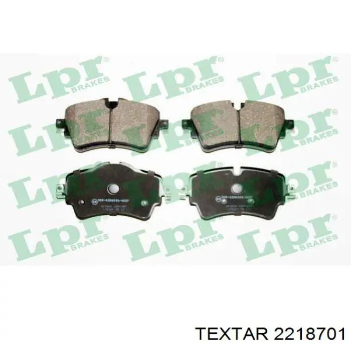 Колодки Textar 2218701 цена, от 80.02 USD