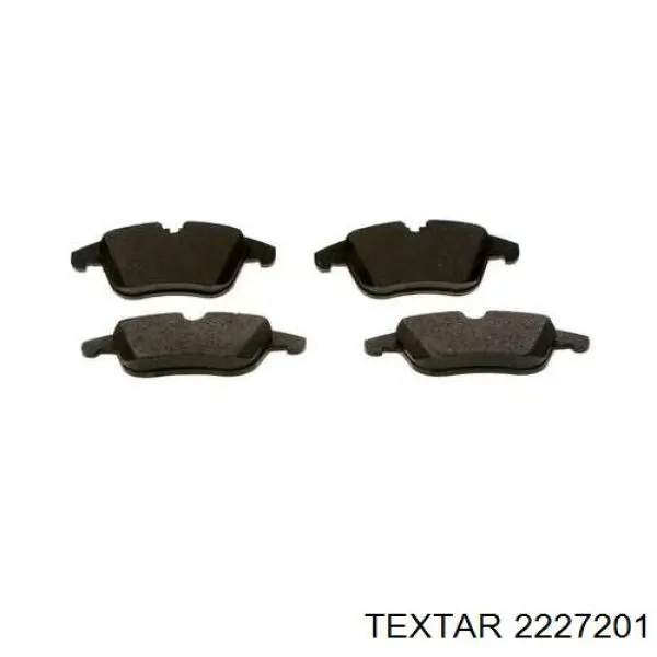 Передние тормозные колодки 2227201 Textar