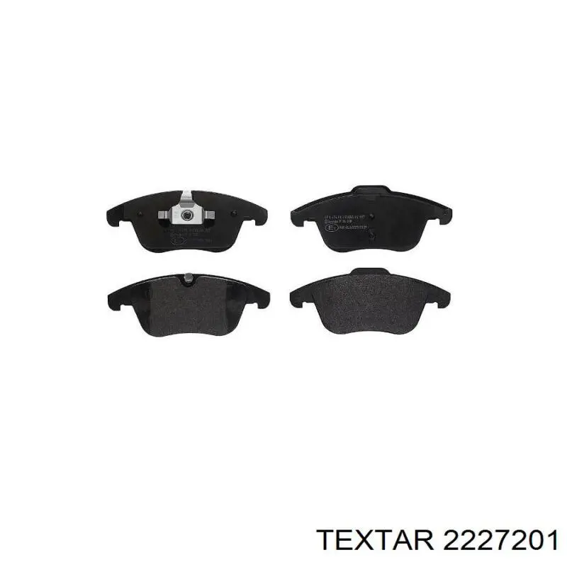 Тормозные колодки Textar 2227201