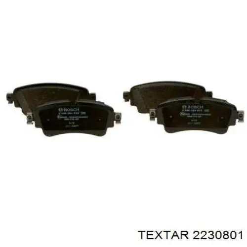 Купить 2230801 Textar Колодки тормозные задние, дисковые