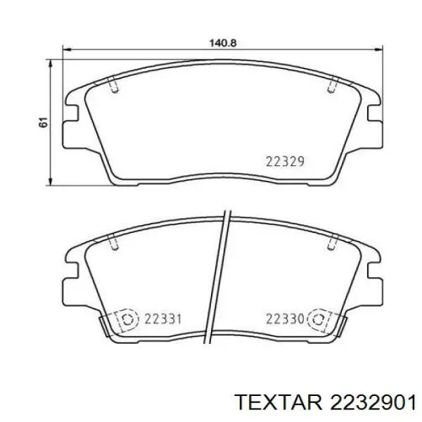 Купить 2232901 Textar Колодки тормозные