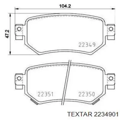 2234901 Textar