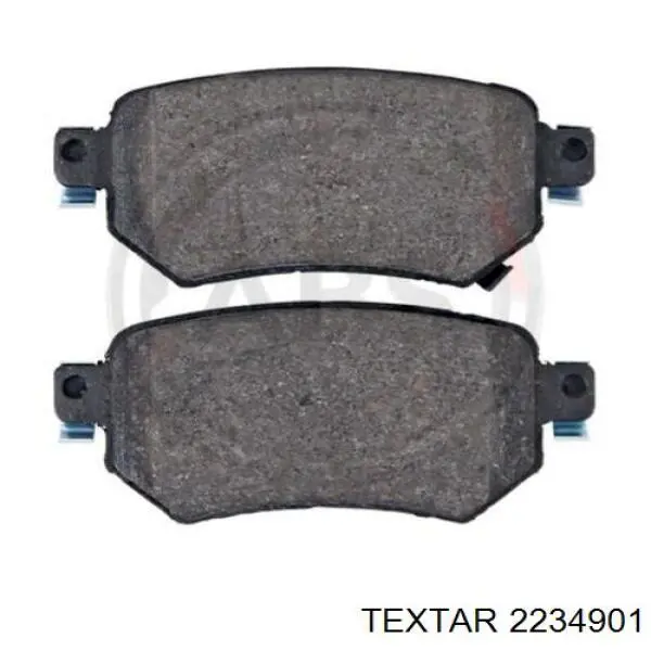 Купить 2234901 Textar Колодки тормозные задние, дисковые
