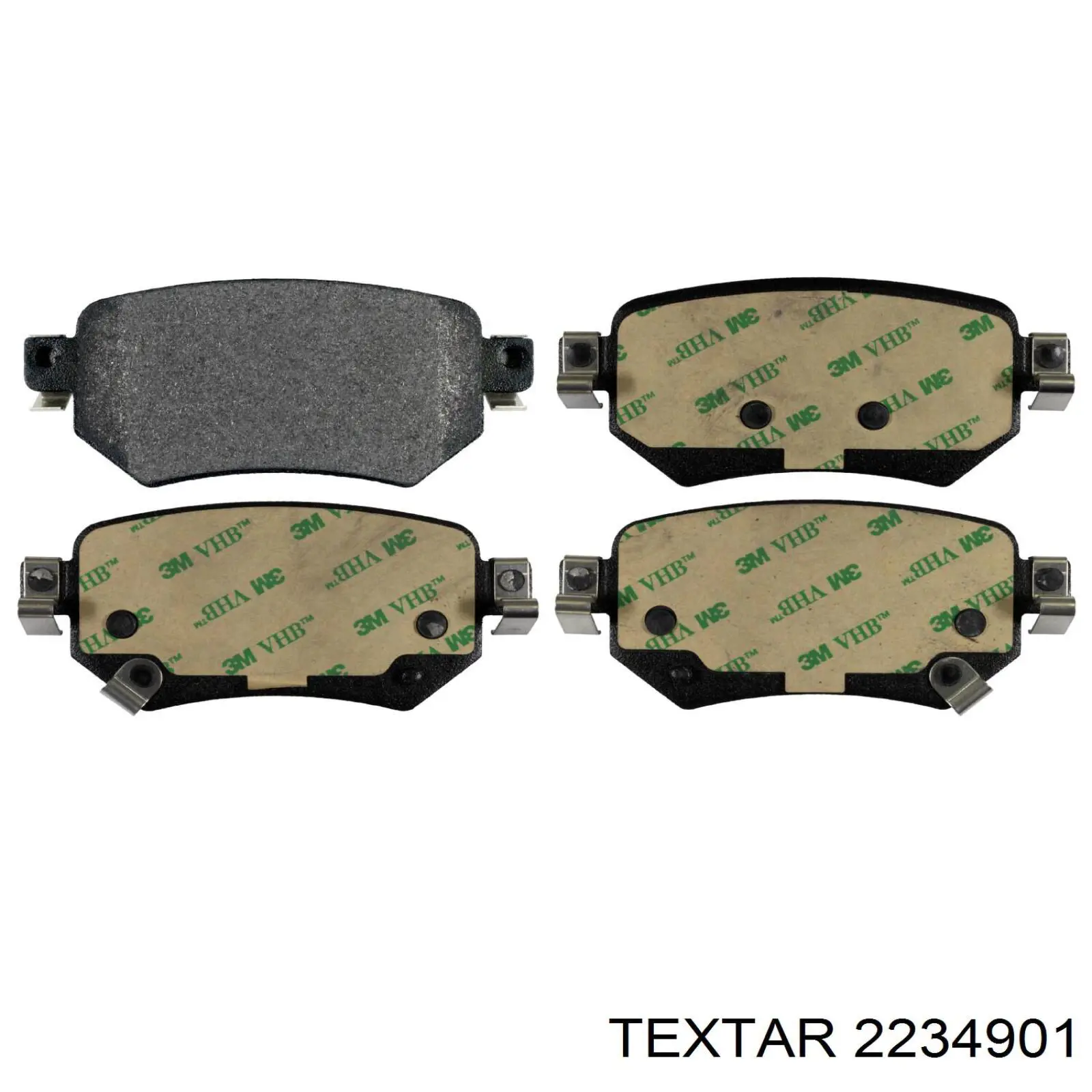 Колодки дисковые  Textar 2234901 цена, от 47.82 USD