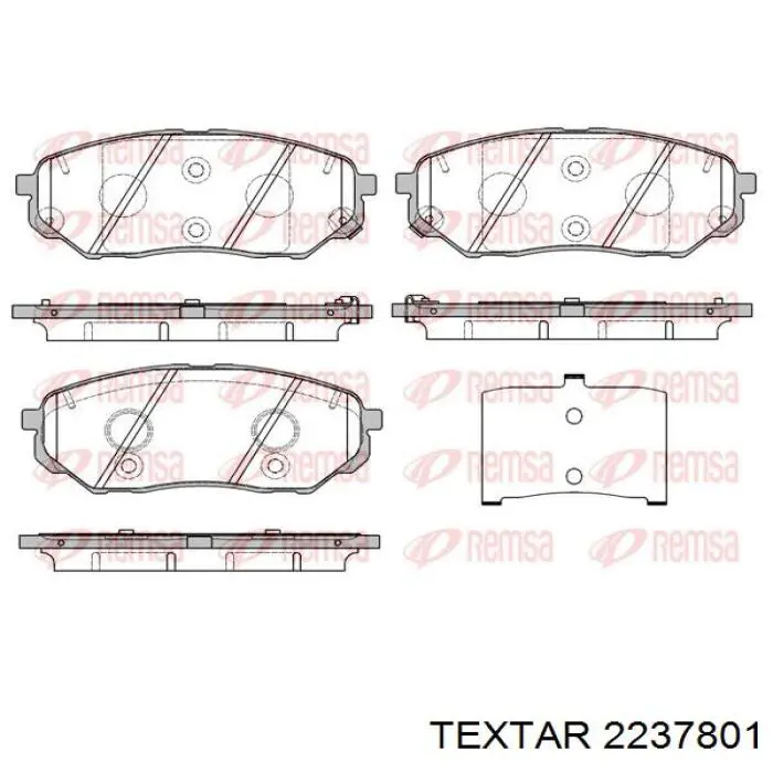 Купить 2237801 Textar Колодки тормозные