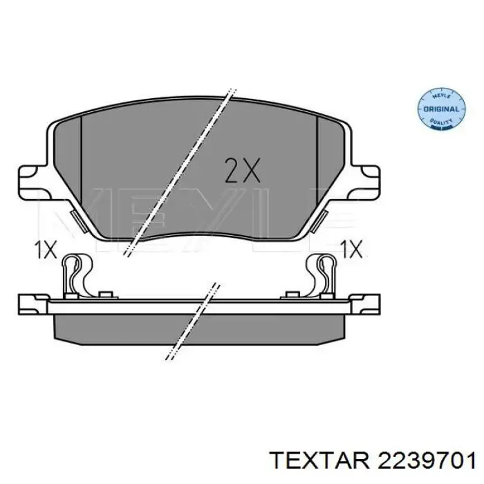 Колодки Textar 2239701 цена, от 28.71 USD