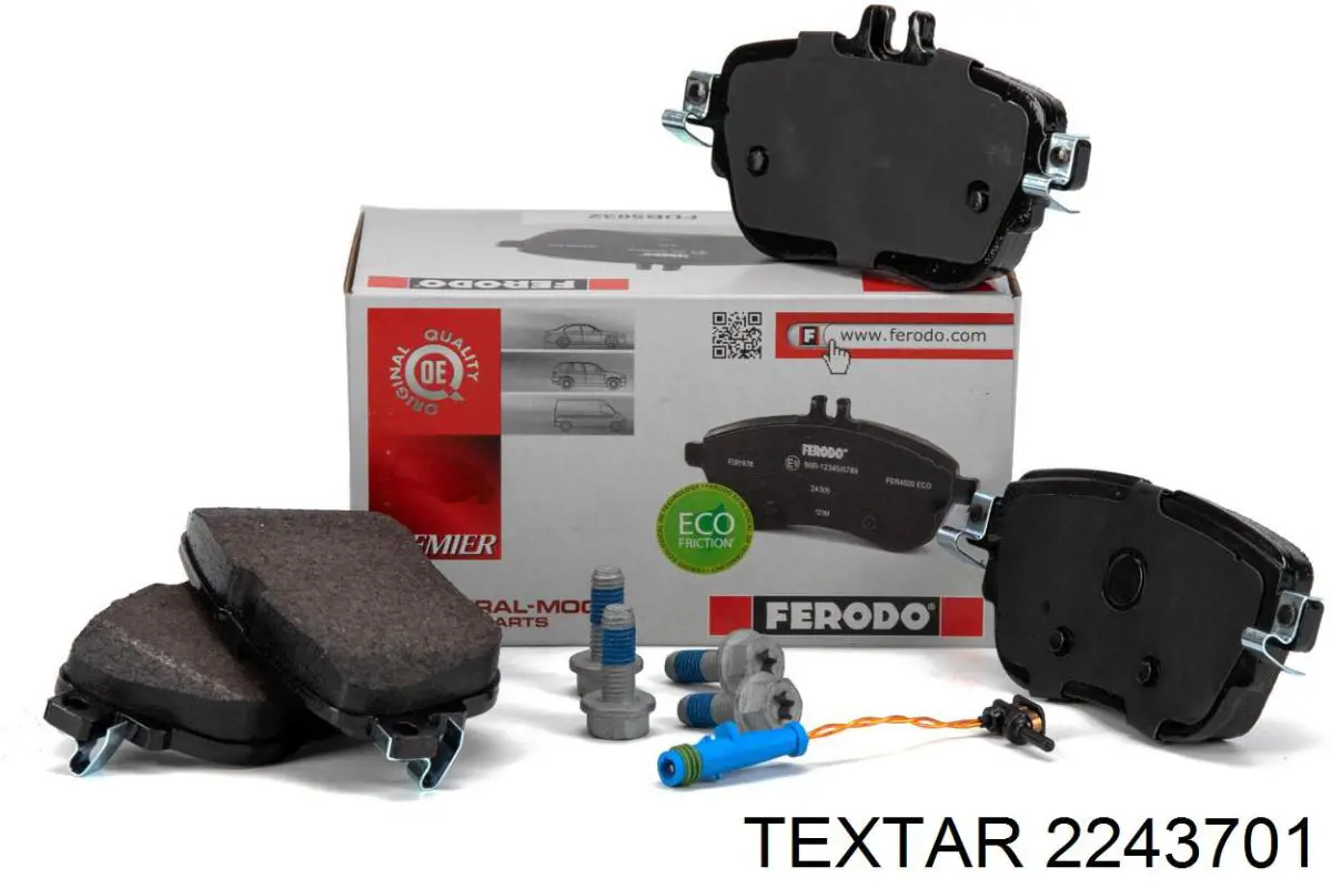 Задние дисковые колодки Textar 2243701