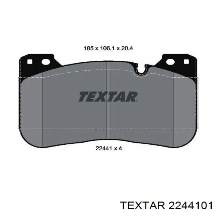 Колодки Textar 2244101 цена, от 317.39 USD
