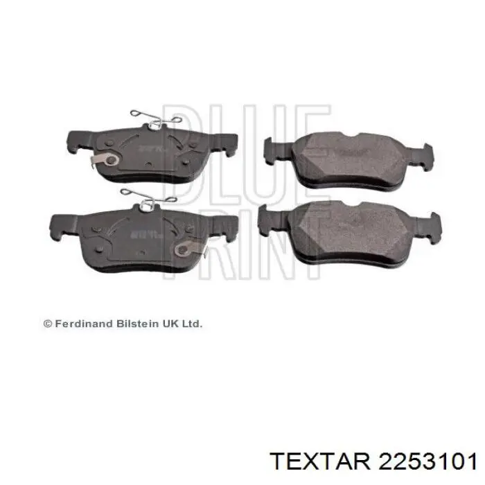 Купить 2253101 Textar Колодки тормозные задние, дисковые