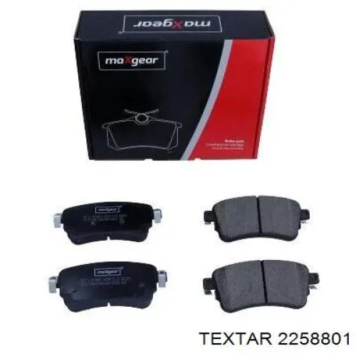 Колодки дисковые  Textar 2258801 цена, от 47.06 USD