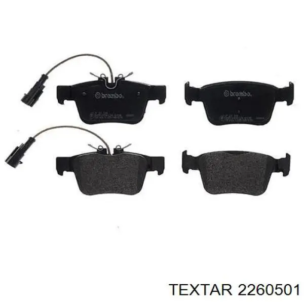 Колодки дисковые  Textar 2260501 цена, от 61.89 USD