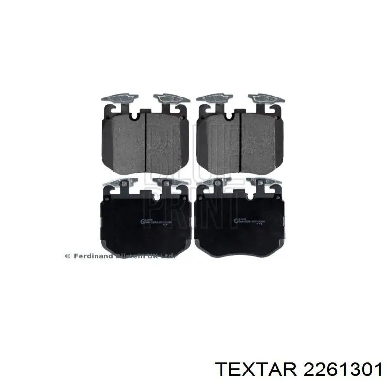 Колодки дисковые  Textar 2261301 цена, от 43.16 USD