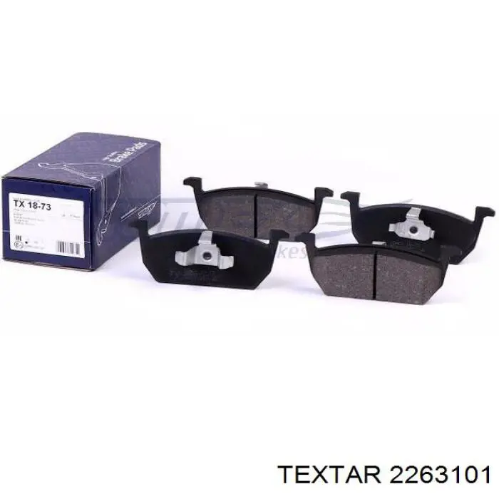 Купить 2263101 Textar Колодки тормозные
