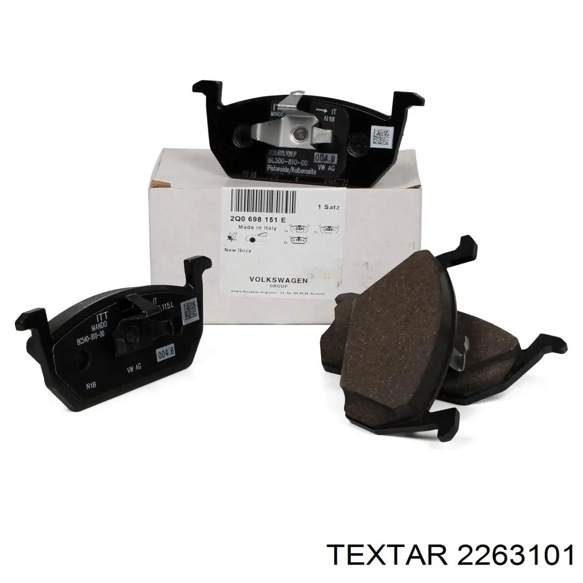 Колодки Textar 2263101 цена, от 50.75 USD