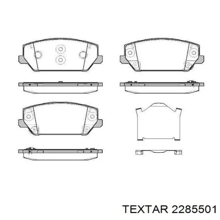 Колодки Textar 2285501 цена, от 58.42 USD