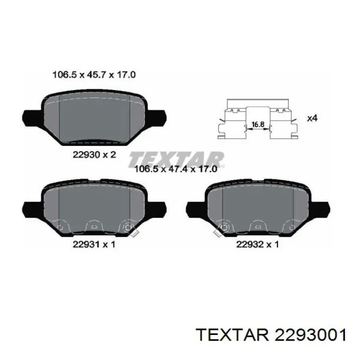 2293001 Textar 