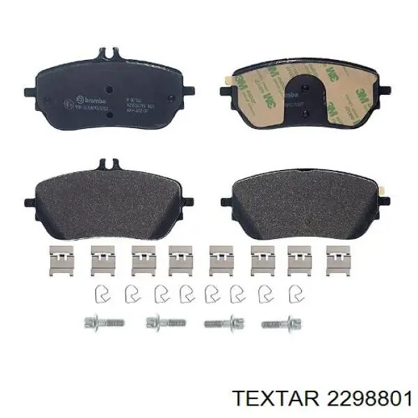 Купить 2298801 Textar Колодки тормозные