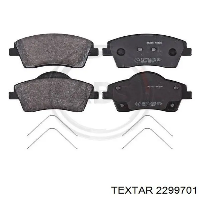 Купить 2299701 Textar Колодки тормозные