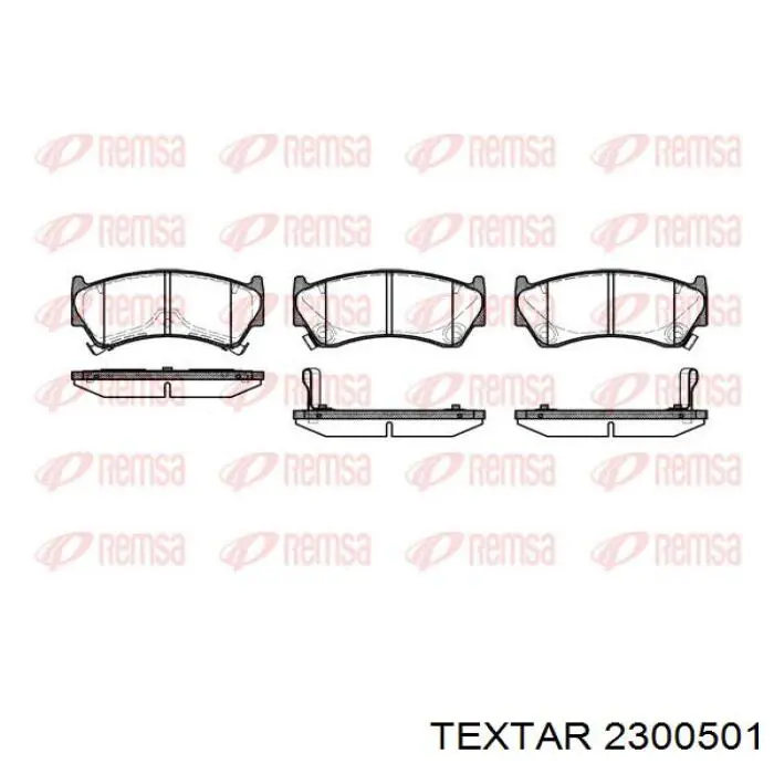 Купить 2300501 Textar Колодки тормозные