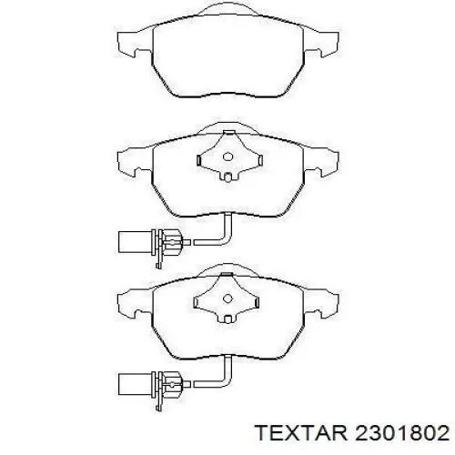 Колодки Textar 2301802 цена, от 49.14 USD