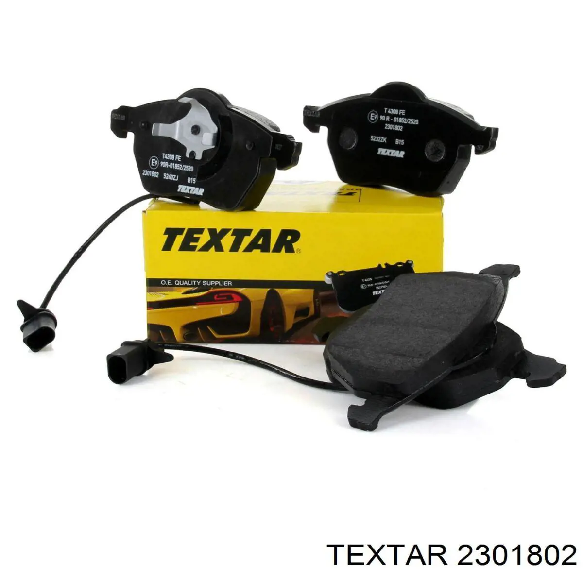 2301802 Textar Колодки передние