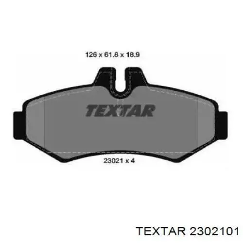 Колодки дисковые  Textar 2302101 цена, от 28.27 USD