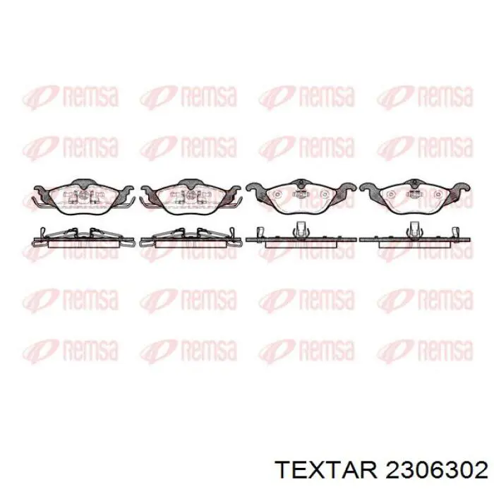 Купить 2306302 Textar Колодки тормозные