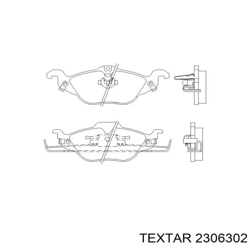 Колодки Textar 2306302 цена, от 43.48 USD