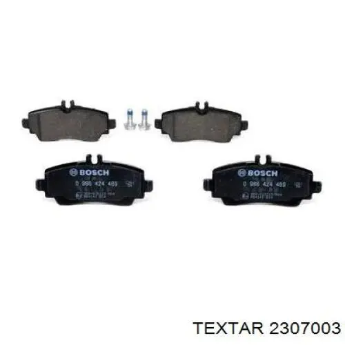 Купить 2307003 Textar Колодки тормозные