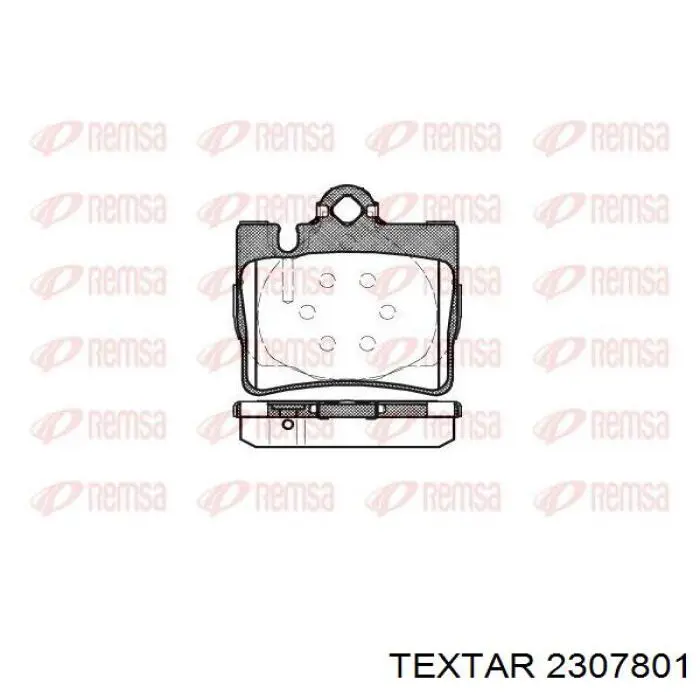 Колодки дисковые  Textar 2307801 цена, от 51.02 USD