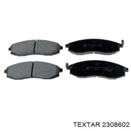 Передние тормозные колодки 2308602 Textar