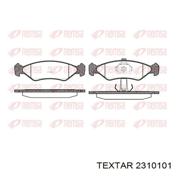 Купить 2310101 Textar Колодки тормозные