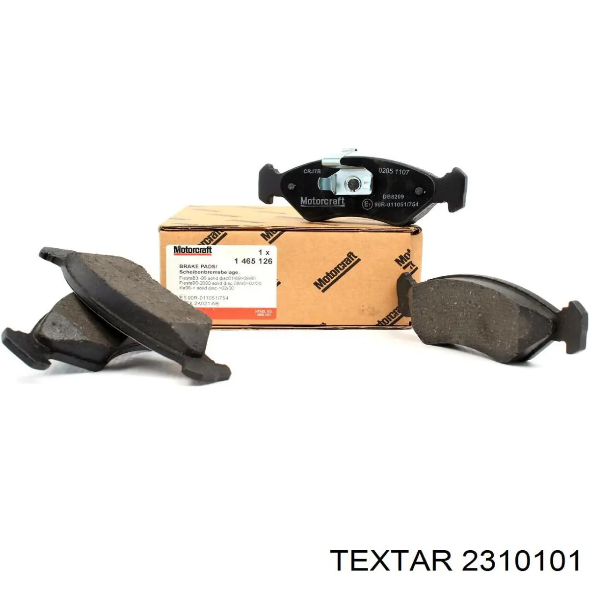 Передние тормозные колодки 2310101 Textar