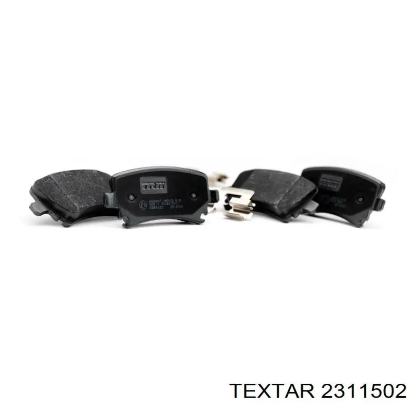 Купить 2311502 Textar Колодки тормозные