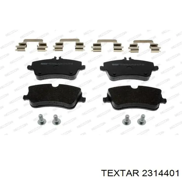 Купить 2314401 Textar Колодки тормозные
