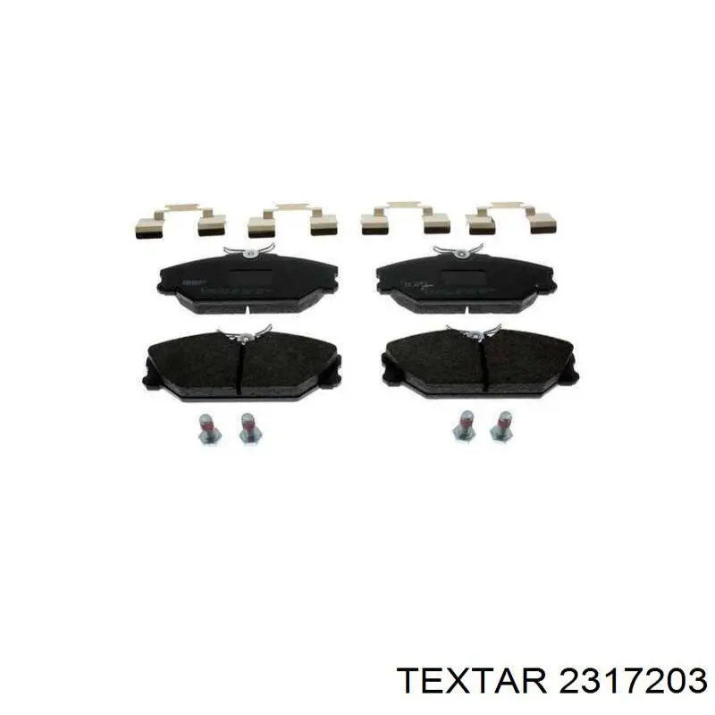 Купить 2317203 Textar Колодки тормозные
