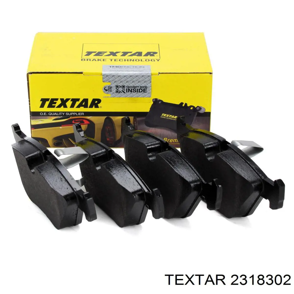 Передние тормозные колодки 2318302 Textar
