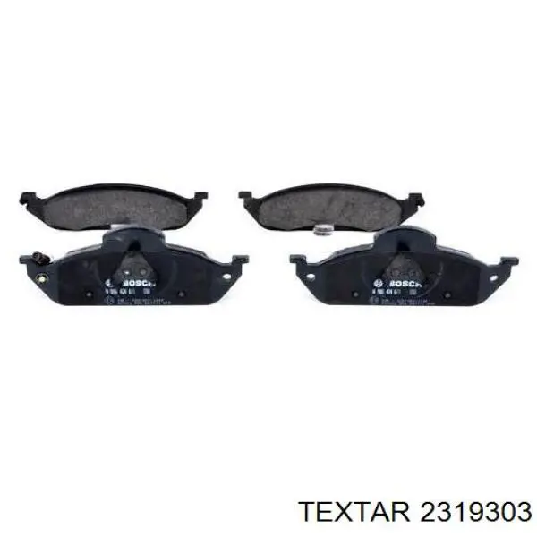 Передние тормозные колодки 2319303 Textar