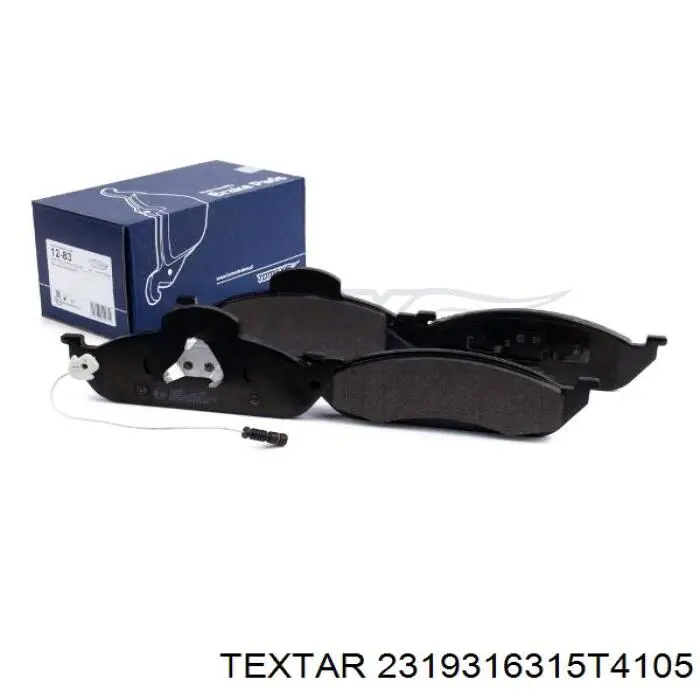 Купить 2319316315T4105 Textar Колодки тормозные
