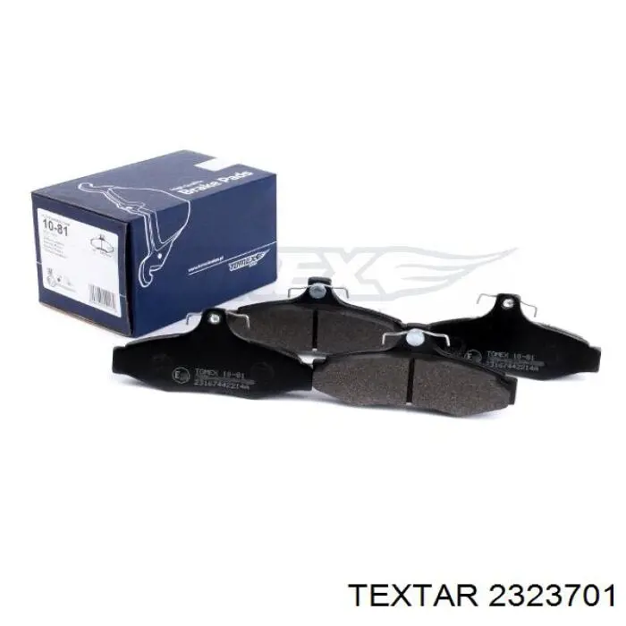 Задние тормозные колодки 2323701 Textar