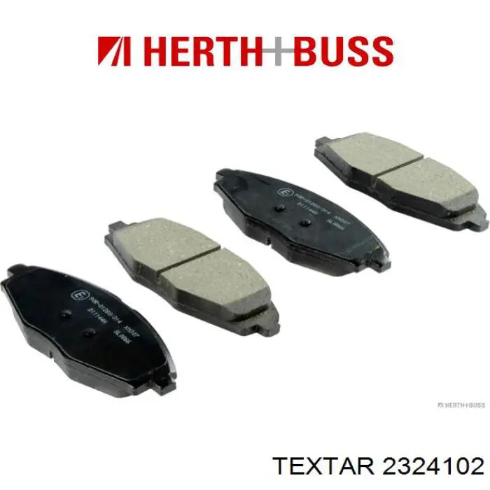 Передние тормозные колодки 2324102 Textar