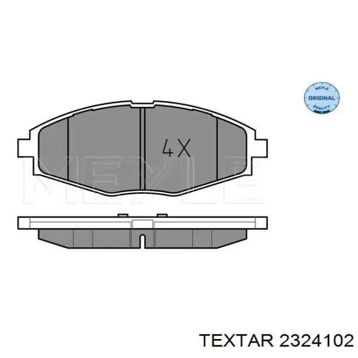 Колодки Textar 2324102 цена, от 12.34 USD