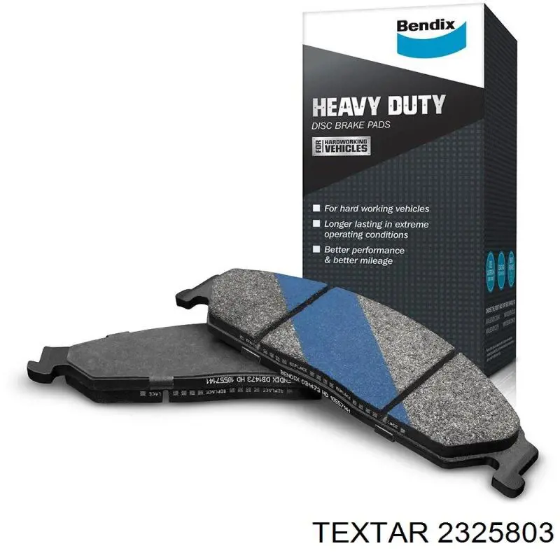Купить 2325803 Textar Колодки тормозные задние, дисковые