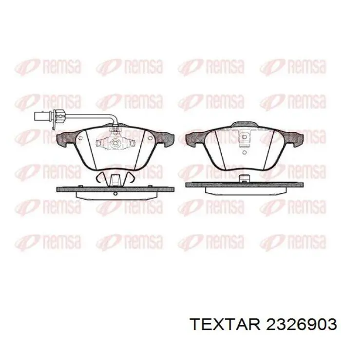 Купить 2326903 Textar Колодки тормозные