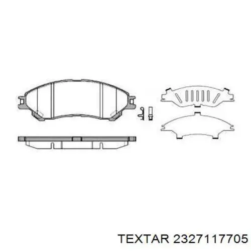 Колодки Textar 2327117705 цена, от 29.89 USD