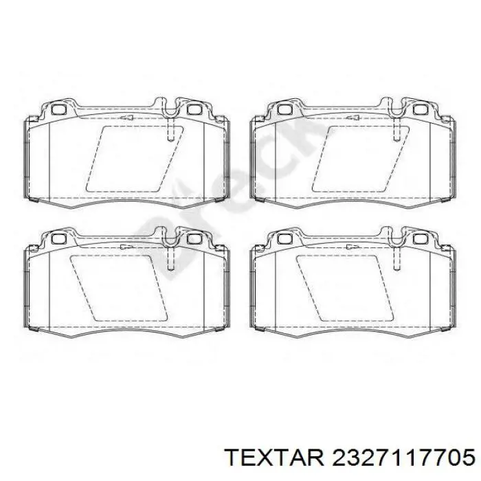 Колодки Textar 2327117705 цена, от 29.89 USD